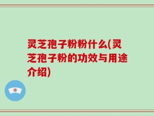 灵芝孢子粉粉什么(灵芝孢子粉的功效与用途介绍)