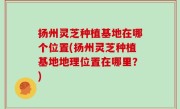 扬州灵芝种植基地在哪个位置(扬州灵芝种植基地地理位置在哪里？)