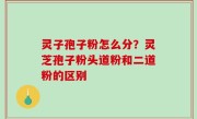 灵子孢子粉怎么分？灵芝孢子粉头道粉和二道粉的区别