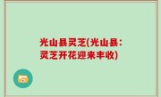 光山县灵芝(光山县：灵芝开花迎来丰收)