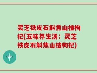 灵芝铁皮石斛焦山楂枸杞(五味养生汤：灵芝铁皮石斛焦山楂枸杞)
