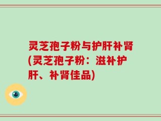 灵芝孢子粉与护肝补肾(灵芝孢子粉：滋补护肝、补肾佳品)