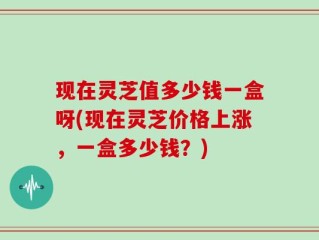 现在灵芝值多少钱一盒呀(现在灵芝价格上涨，一盒多少钱？)