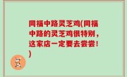 同福中路灵芝鸡(同福中路的灵芝鸡很特别，这家店一定要去尝尝！)