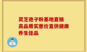 灵芝孢子粉基地直销 高品质实惠价直供健康养生佳品