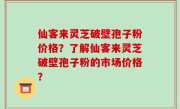 仙客来灵芝破壁孢子粉价格？了解仙客来灵芝破壁孢子粉的市场价格？