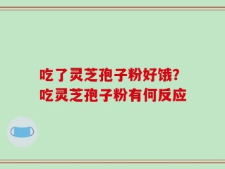 吃了灵芝孢子粉好饿？吃灵芝孢子粉有何反应