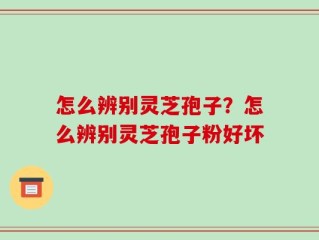 怎么辨别灵芝孢子？怎么辨别灵芝孢子粉好坏