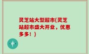 灵芝站大型超市(灵芝站超市盛大开业，优惠多多！)