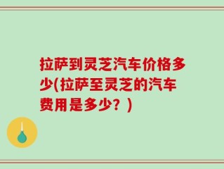 拉萨到灵芝汽车价格多少(拉萨至灵芝的汽车费用是多少？)