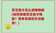 灵芝孢子怎么清理视频(如何清理灵芝孢子残留？简单实用的方法推荐！)