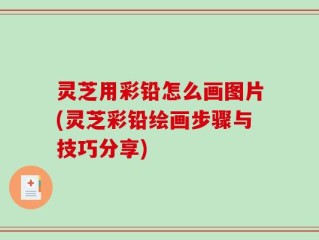 灵芝用彩铅怎么画图片(灵芝彩铅绘画步骤与技巧分享)