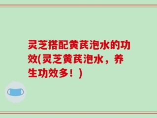 灵芝搭配黄芪泡水的功效(灵芝黄芪泡水，养生功效多！)