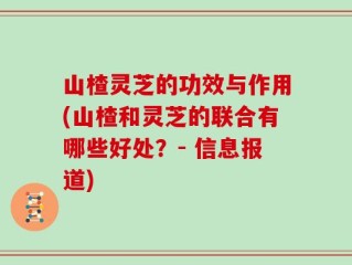山楂灵芝的功效与作用(山楂和灵芝的联合有哪些好处？- 信息报道)
