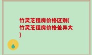 竹灵芝租房价格区别(竹灵芝租房价格差异大)