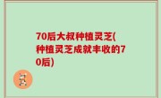 70后大叔种植灵芝(种植灵芝成就丰收的70后)