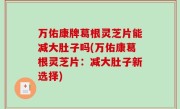 万佑康牌葛根灵芝片能减大肚子吗(万佑康葛根灵芝片：减大肚子新选择)
