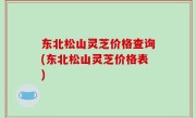 东北松山灵芝价格查询(东北松山灵芝价格表)