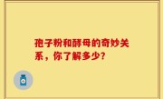 孢子粉和酵母的奇妙关系，你了解多少？