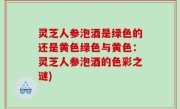 灵芝人参泡酒是绿色的还是黄色绿色与黄色：灵芝人参泡酒的色彩之谜)