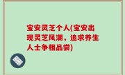 宝安灵芝个人(宝安出现灵芝风潮，追求养生人士争相品尝)