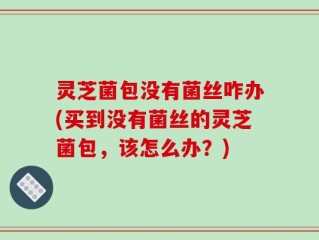 灵芝菌包没有菌丝咋办(买到没有菌丝的灵芝菌包，该怎么办？)
