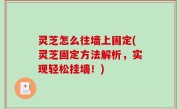 灵芝怎么往墙上固定(灵芝固定方法解析，实现轻松挂墙！)