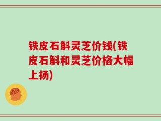 铁皮石斛灵芝价钱(铁皮石斛和灵芝价格大幅上扬)