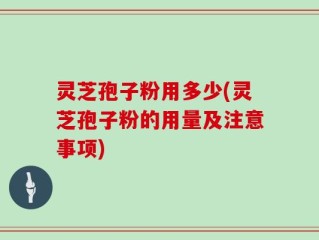 灵芝孢子粉用多少(灵芝孢子粉的用量及注意事项)
