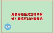 海参好还是灵芝孢子粉好？肺癌可以吃海参吗