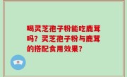 喝灵芝孢子粉能吃鹿茸吗？灵芝孢子粉与鹿茸的搭配食用效果？
