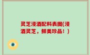 灵芝浸酒配料表图(浸酒灵芝，鲜美珍品！)
