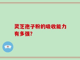 灵芝孢子粉的吸收能力有多强？