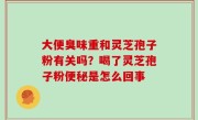 大便臭味重和灵芝孢子粉有关吗？喝了灵芝孢子粉便秘是怎么回事