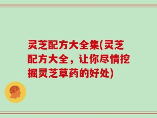 灵芝配方大全集(灵芝配方大全，让你尽情挖掘灵芝草药的好处)