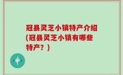 冠县灵芝小镇特产介绍(冠县灵芝小镇有哪些特产？)