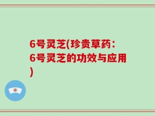 6号灵芝(珍贵草药：6号灵芝的功效与应用)