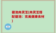碧池肉灵芝(肉灵芝搭配碧池：完美健康食材)