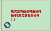 黑灵芝有前景吗值钱吗知乎(黑灵芝有商机吗？)