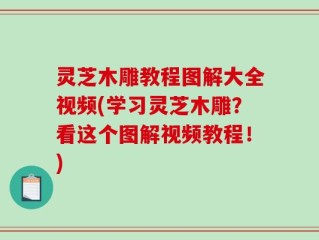 灵芝木雕教程图解大全视频(学习灵芝木雕？看这个图解视频教程！)