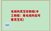 毛线钩灵芝花教程(手工教程：用毛线钩出可爱灵芝花)