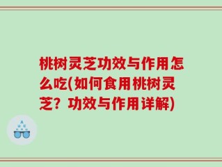 桃树灵芝功效与作用怎么吃(如何食用桃树灵芝？功效与作用详解)