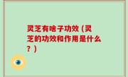 灵芝有啥子功效 (灵芝的功效和作用是什么？)