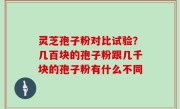 灵芝孢子粉对比试验？几百块的孢子粉跟几千块的孢子粉有什么不同