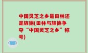 中国灵芝之乡是田林还是旌德(田林与旌德争夺“中国灵芝之乡”称号)