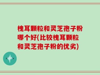 槐耳颗粒和灵芝孢子粉哪个好(比较槐耳颗粒和灵芝孢子粉的优劣)