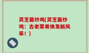灵芝菌炒鸡(灵芝菌炒鸡：古老菜肴焕发新风采！)