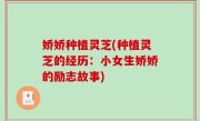 娇娇种植灵芝(种植灵芝的经历：小女生娇娇的励志故事)