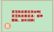 灵芝陈皮黑豆煲水喝(灵芝陈皮黑豆汤：提神醒脑，滋补润肺)