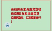 白蛇传白素贞盗灵芝唱段京剧(白素贞盗灵芝京剧唱段：红颜路难行)